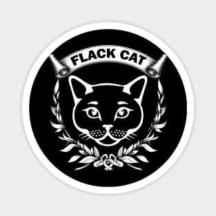 Flack cat tee design birthday gift graphic Magnet